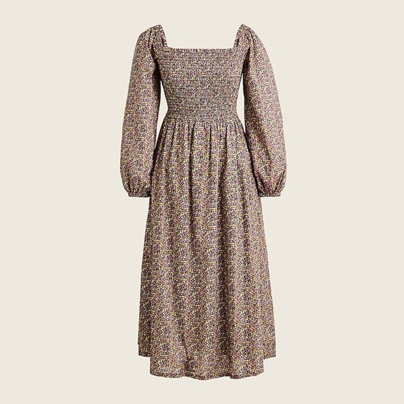 J. Crew Dresses & Skirts - J Crew Liberty Fabric NWT! Organic Cotton Ditsy Floral Daydream Dress Size: 2X